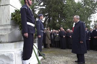 Visita del Presidente della Repubblica a Cefalonia per commemorare i caduti italiani
