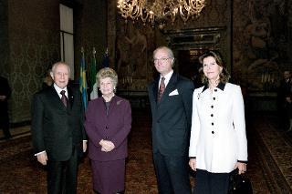 Colazione in onore delle LL.MM. il Re Carlo XVI Gustavo di Svezia e la Regina Silvia, Palazzo del Quirinale