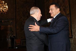 Incontro con il Presidente della Repubblica Araba d'Egitto, S.E. il Signor Hosny Mubarak