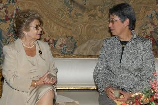 Incontro con il Presidente Federale della Repubblica d'Austria Sig. Heinz Fischer, accompagnato dalla moglie