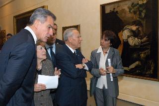 Visita in anteprima del Presidente della Repubblica alla mostra &quot;Da Giotto a Maleviĉ - La reciproca meraviglia&quot;, Roma, Scuderie del Quirinale