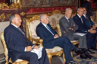 Incontro del Presidente della Repubblica con i promotori, la giuria ed i vincitori del Premio Pico della Mirandola