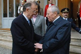 Visita di Stato del Presidente della Repubblica del Portogallo e della S.E. il Sig. Jorge Fernando Branco de Sampaio, accompagnato dalla moglie