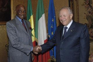 Incontro con il Presidente della Repubblica del Senegal, S.E. il Signor Abdoulaye Wade