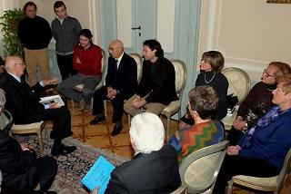 Il Presidente Giorgio Napolitano a colloquio con una rappresentanza dell'Associazione dei familiari vittime dell'amianto
