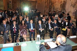 Il Presidente Giorgio Napolitano durante la cerimonia inaugurale delle Celebrazioni del Centenario della nascita di Leo Valiani