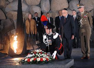 Il Presidente Giorgio Napolitano in visita a Gerusalemme