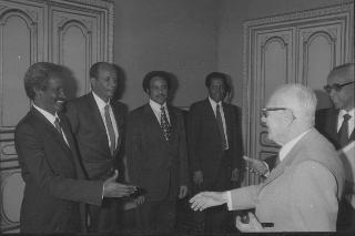 Sua Eccellenza Sheik Abdulla Mohamed Mahamoud, nuovo Ambasciatore della Repubblica Democratica Somala: presentazione Lettere Credenziali.
