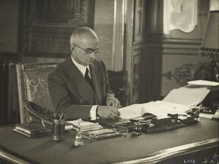 Il Presidente della Repubblica Luigi Einaudi al Quirinale