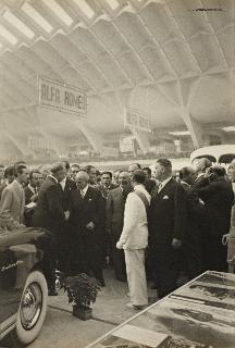 Visita del Presidente della Repubblica Luigi Einaudi al Salone dell'automobile (Torino)