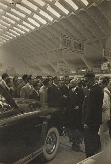Visita del Presidente della Repubblica Luigi Einaudi al Salone dell'automobile (Torino)