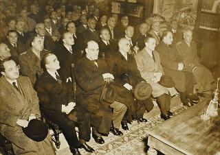 Cerimonia per l'80° anniversario dell'acquisto della Baia di Assab (Società Geografica Italiana - Villa Celimontana - Roma)