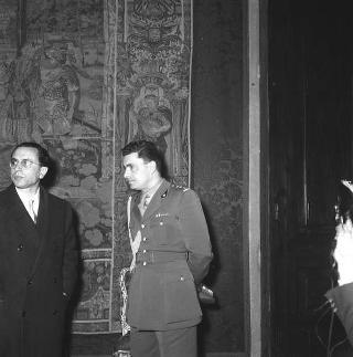 Giuramento del nuovo giudice costituzionale Aldo Sandulli