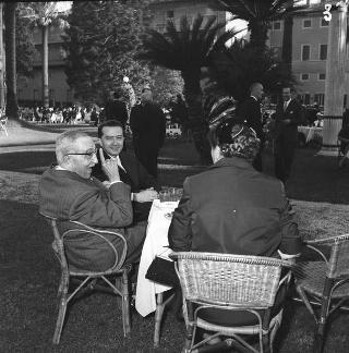 Ricevimento del Corpo diplomatico e rappresentanti stampa estera da parte del Presidente della Repubblica Giovanni Gronchi