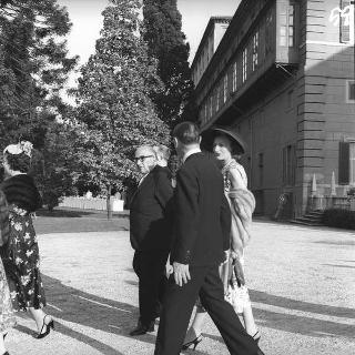 Ricevimento del Corpo diplomatico e rappresentanti stampa estera da parte del Presidente della Repubblica Giovanni Gronchi