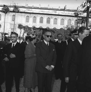Ricevimento del Corpo diplomatico e rappresentanti stampa estera da parte del Presidente della Repubblica Giovanni Gronchi