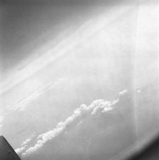 Il Presidente della Repubblica Giovanni Gronchi interviene all'inaugurazione del nuovo aereo "Comet" de Aviland delle Aereolinas Argentina (Roma-Napoli-Roma),  Ciampino