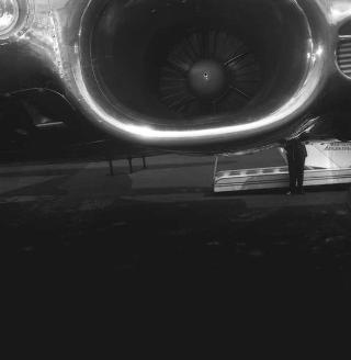 Il Presidente della Repubblica Giovanni Gronchi interviene all'inaugurazione del nuovo aereo "Comet" de Aviland delle Aereolinas Argentina (Roma-Napoli-Roma),  Ciampino