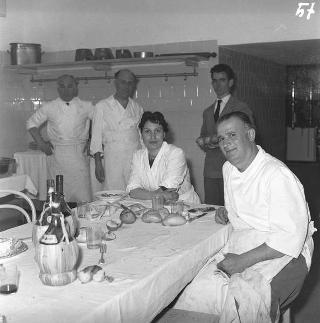 Visita di stato dei reali Paolo I di Grecia con la moglie Federica di Brunswick ricevuti da Presidente della Repubblica Giovanni Gronchi