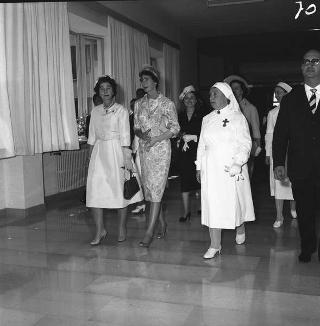 Visita di stato dei reali Paolo I di Grecia con la moglie Federica di Brunswick ricevuti da Presidente della Repubblica Giovanni Gronchi