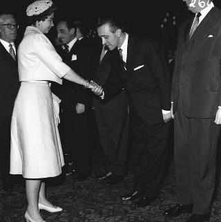Visita di stato dei reali Paolo I di Grecia con la moglie Federica di Brunswick ricevuti da Presidente della Repubblica Giovanni Gronchi