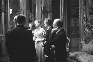 Ricevimento offerto dal Presidente della Repubblica Giovanni Gronchi in occasione della visita di Stato di Sua Altezza Serenissima il Principe di Monaco Ranieri III e della Principessa Grace
