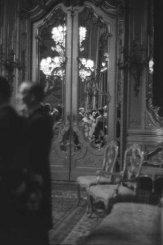 Ricevimento offerto dal Presidente della Repubblica Giovanni Gronchi in occasione della visita di Stato di Sua Altezza Serenissima il Principe di Monaco Ranieri III e della Principessa Grace