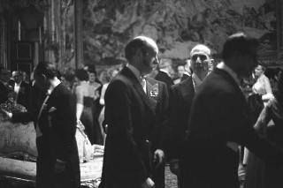Ricevimento offerto dal Presidente della Repubblica Giovanni Gronchi in occasione della visita di Stato di Sua Altezza Serenissima il Principe di Monaco Ranieri III e della Principessa Grace