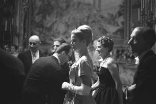 Ricevimento offerto dal Presidente della Repubblica Giovanni Gronchi in occasione della visita di Stato di Sua Altezza Serenissima il Principe di Monaco Ranieri III e della Principessa Grace