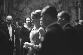 Ricevimento offerto dal Presidente della Repubblica Giovanni Gronchi in occasione della visita di Stato di Sua Altezza Serenissima il Principe di Monaco Ranieri III e della Principessa Grace