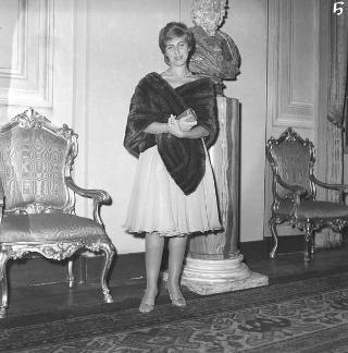 Ricevimento offerto dal Presidente della Repubblica Giovanni Gronchi in occasione della visita di Stato di Sua Altezza Serenissima il Principe di Monaco Ranieri III e della Principessa Grace