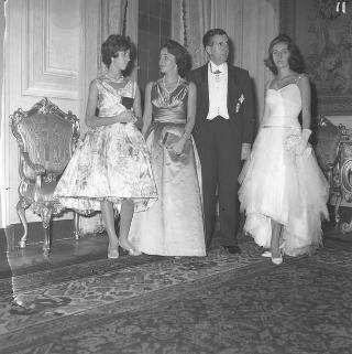 Ricevimento offerto dal Presidente della Repubblica Giovanni Gronchi in occasione della visita di Stato di Sua Altezza Serenissima il Principe di Monaco Ranieri III e della Principessa Grace