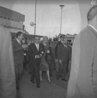 Ricevimento offerto dal Presidente della Repubblica Giovanni Gronchi in occasione della visita di Stato di Sua Altezza Serenissima il Principe di Monaco Ranieri III e della Principessa Grace