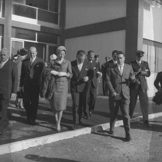 Ricevimento offerto dal Presidente della Repubblica Giovanni Gronchi in occasione della visita di Stato di Sua Altezza Serenissima il Principe di Monaco Ranieri III e della Principessa Grace