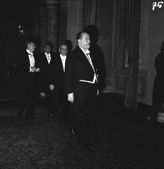 Ricevimento offerto dal Presidente della Repubblica Giovanni Gronchi in occasione della visita di Stato di Sua Altezza Serenissima il Principe di Monaco Ranieri III e della Principessa Grace