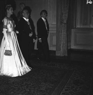 Ricevimento offerto dal Presidente della Repubblica Giovanni Gronchi in occasione della visita di Stato di Sua Altezza Serenissima il Principe di Monaco Ranieri III e della Principessa Grace