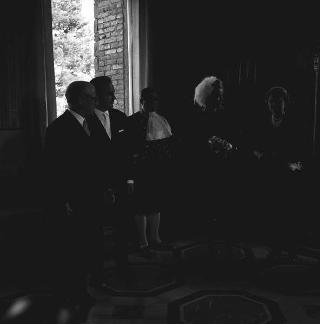 Ricevimento offerto dal Presidente della Repubblica Giovanni Gronchi in occasione della visita di Stato di Sua Altezza Serenissima il Principe di Monaco Ranieri III e della Principessa Grace