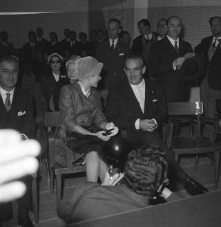 Ricevimento offerto dal Presidente della Repubblica Giovanni Gronchi in occasione della visita di Stato di Sua Altezza Serenissima il Principe di Monaco Ranieri III e della Principessa Grace