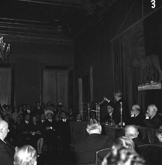 Intervento del Presidente della Repubblica Giovanni Gronchi al CIVIS, Banco Roma