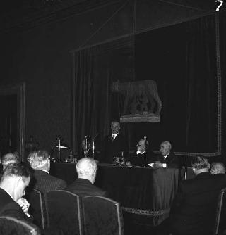 Intervento del Presidente della Repubblica Giovanni Gronchi al CIVIS, Banco Roma