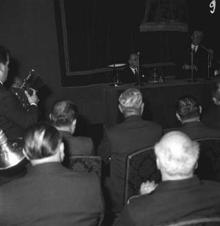 Intervento del Presidente della Repubblica Giovanni Gronchi al CIVIS, Banco Roma