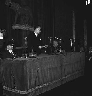 Intervento del Presidente della Repubblica Giovanni Gronchi al CIVIS, Banco Roma