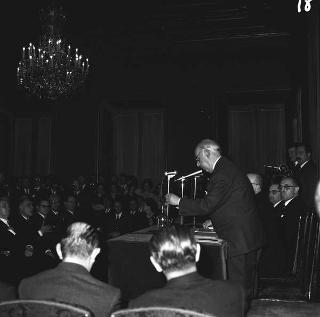Intervento del Presidente della Repubblica Giovanni Gronchi al CIVIS, Banco Roma
