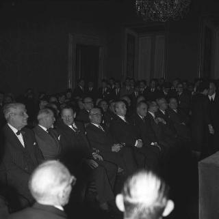 Intervento del Presidente della Repubblica Giovanni Gronchi al CIVIS, Banco Roma