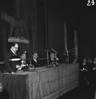 Intervento del Presidente della Repubblica Giovanni Gronchi al CIVIS, Banco Roma