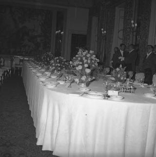 Visita del Re Baldovino e della Regina Fabiola del Belgio e successiva colazione