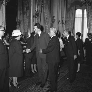 Visita del Re Baldovino e della Regina Fabiola del Belgio e successiva colazione