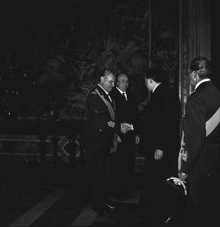 Ricevimento offerto dal Presidente della Repubblica Giovanni Gronchi in onore delle rappresentanze delle Forze Armate e associazioni combattentistiche e d'arma