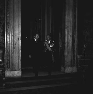 Ricevimento offerto dal Presidente della Repubblica Giovanni Gronchi in onore delle rappresentanze delle Forze Armate e associazioni combattentistiche e d'arma