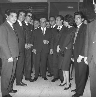 Il Presidente della Repubblica Giovanni Gronchi alla Casa dello studente per la chiusura dell' anno, CIVIS 1961
